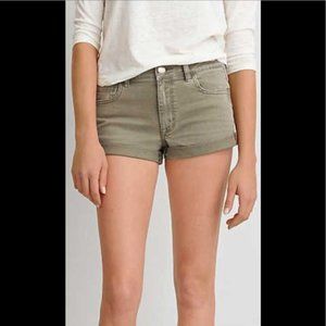 American Eagle Faded Green Jean Shorts